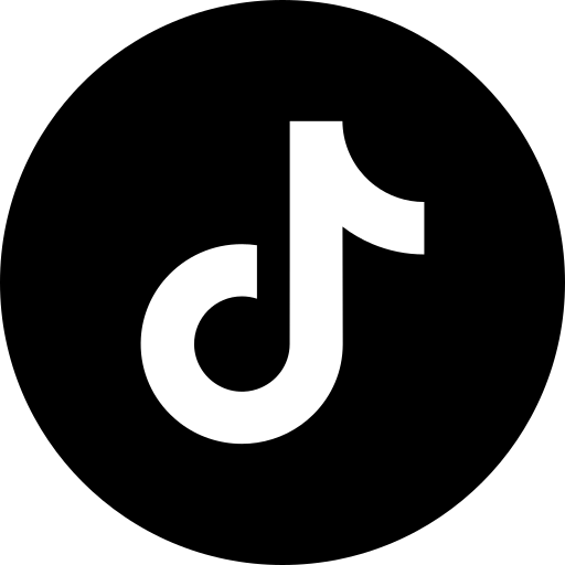 Tiktok icon link to social media.
